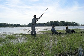 Makoro trip on the Okavango Delta