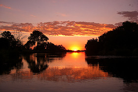 Okavango Sunset - Little Kwara Concession