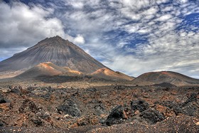 Pico do Fogo - volcano on the island of Fogo, Cape Verde