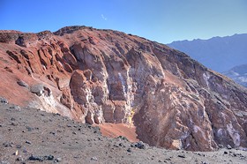 At the top of Pico Pequeno - the 1995 eruption on the island of Fogo, Cape Verde