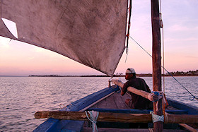 Dhow at Sunset